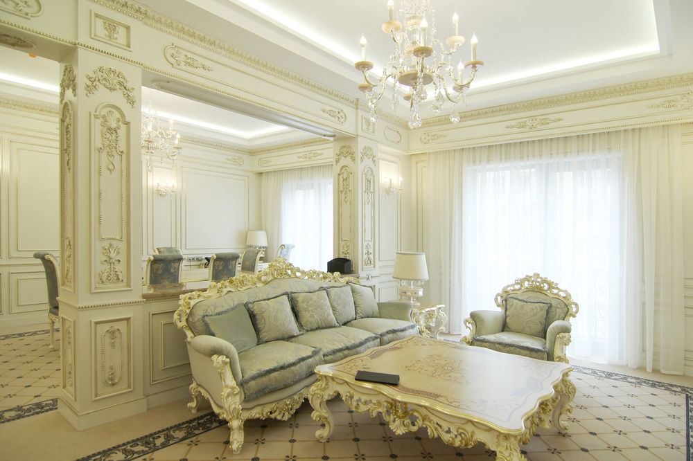 Orion Hotel Bishkek Exterior foto A living room in the style of Rococo